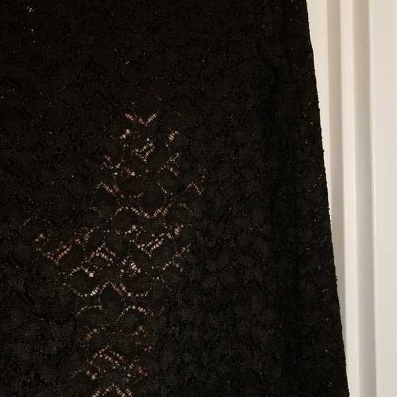 NWOT L/S LACE SHIRT W/ZIPPER FRONT SZ. XL - Picture 4 of 6